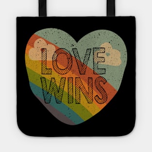 Love Wins Colorful LGBT Tote