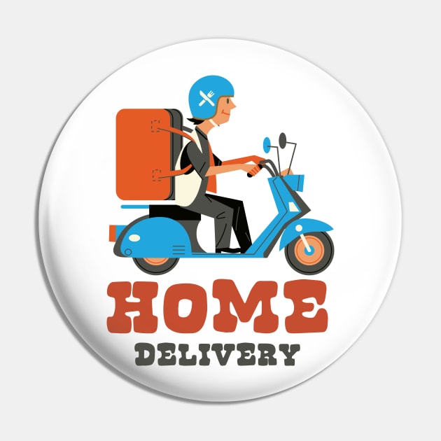 Home Delivery Pin by RussellTateDotCom