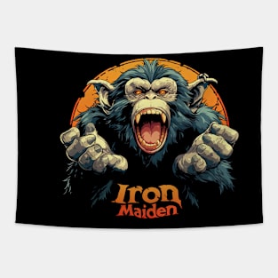 Iron Maiden monkey Tapestry