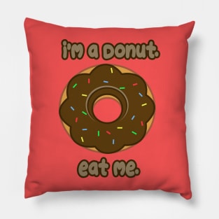 Eat Me Donut Pillow