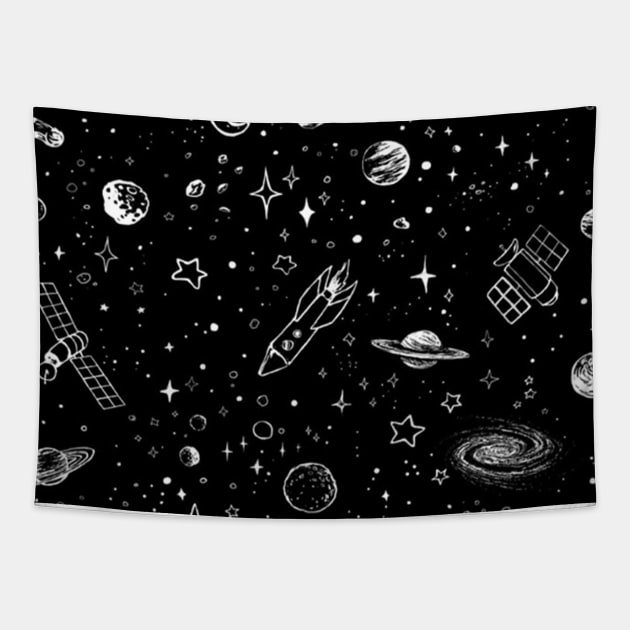 Galaxy design Tapestry by AbromsonStore