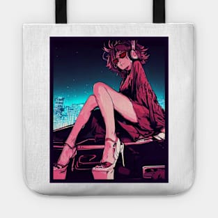 Anime Futuristic Girl Tote