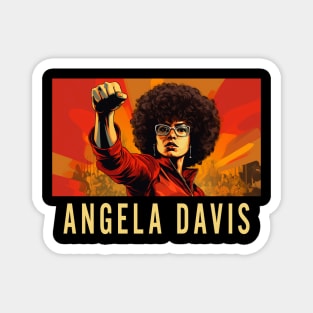 Angela Davis, Black Woman, Black History Magnet