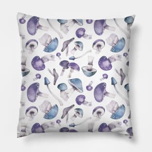 Purple & Blue Mushroom Pillow