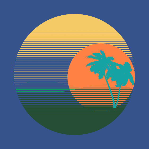 The sunset and the palms by jkim31