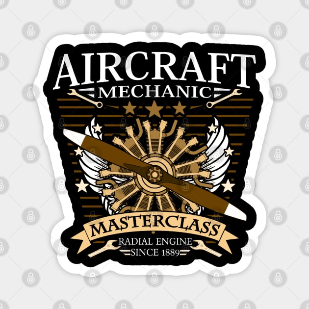 Screwdriver - Aircraft Mechatronics Engineer Radial Engine Mechanic Magnet by amarth-drawing