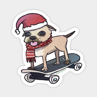 xmas chihuahua Magnet