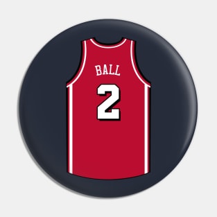 Lonzo Ball Chicago Jersey Qiangy Pin