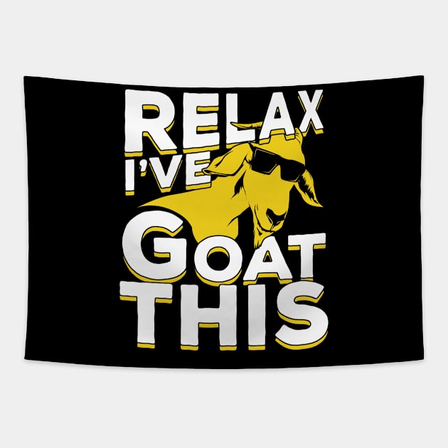 Relax I've Goat This Tapestry by Dolde08