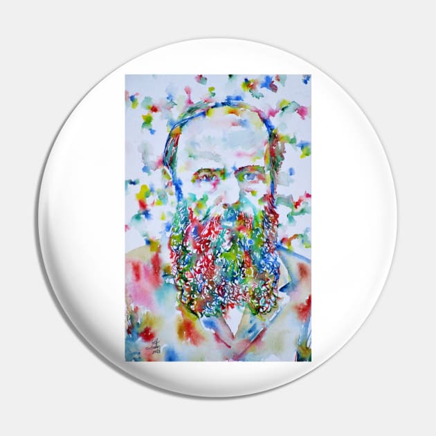 FYODOR DOSTOYEVSKY - watercolor portrait.1 Pin by lautir