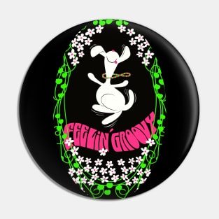 Groovy Dog Dance Pin