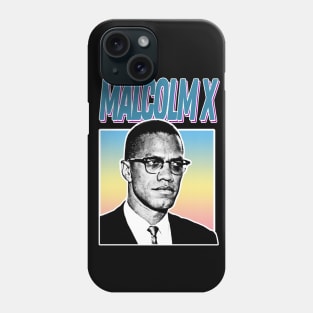 Malcolm X - Aesthetic 90s Styled Design Phone Case