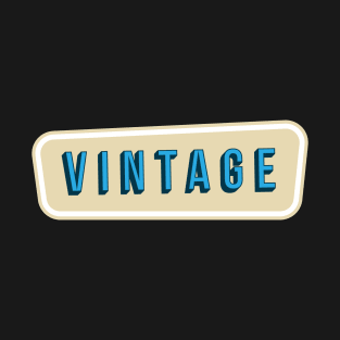Vintage Text | Vintage Design T-Shirt