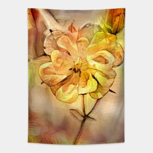 Amber Dream Columbine Flower Tapestry