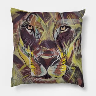 Lighted Lion Pillow