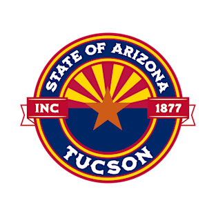 Tucson Arizona State Flag Design T-Shirt