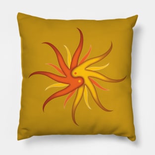 Yin Yang Sunburst Pillow