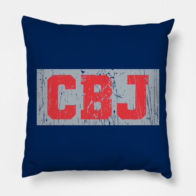 CBJ / Blue Jackets Pillow by Nagorniak