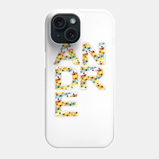 Andre, name, typography Phone Case