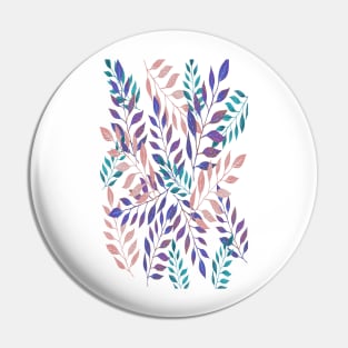 Abstract Leaf Arrangement (African Colors) Pin