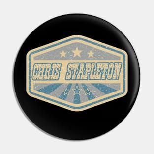 Chris Stapleton Vintage on t shirt Pin