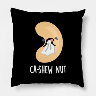 Ca-shew Funny Sneezing Cashew Nut Pun Pillow