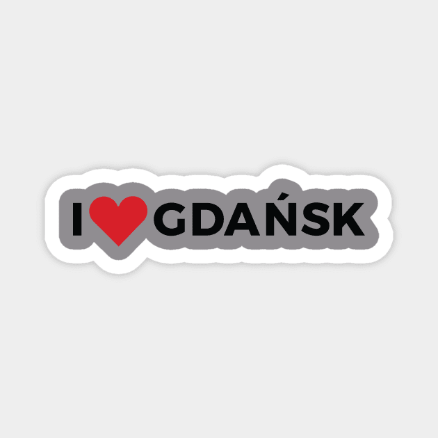 I love Gdansk Magnet by lkn