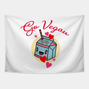 Go vegan soy milk sweetie Tapestry