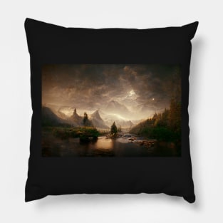 The road to Mordor Pillow