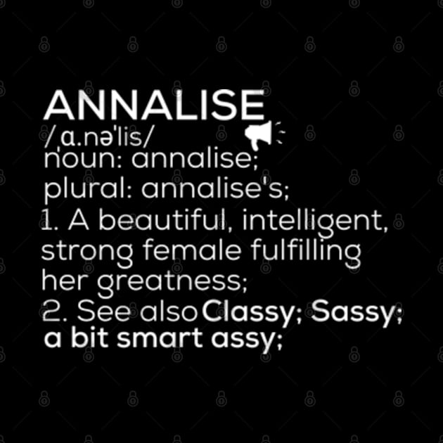 Annalise Name Annalise Definition Annalise Female Name Annalise Meaning by TeeLogic