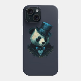 Panda wearing Top Hat Phone Case