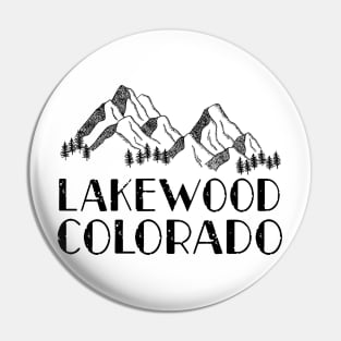 Lakewood Colorado CO Colorado tourism Pin