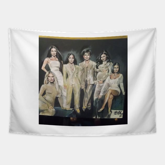 Kardashian Jenner Family Tapestry by cindybrady1986