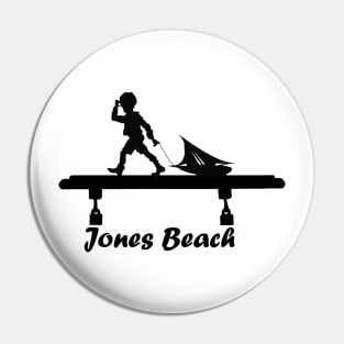 Jones Beach Art Deco Sign - Kid with a Sailboat Pin