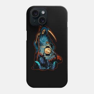 Grim Reaper Graveyard Scene Phone Case