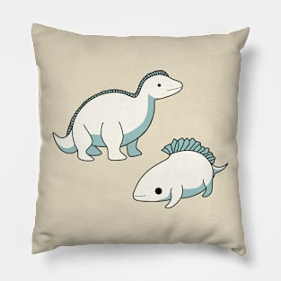 Simple Cute Baby Alien Dinosaurs Pillow