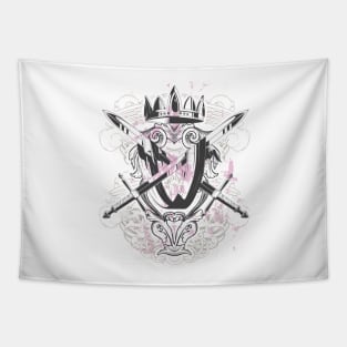 Crown and Swords Tapestry