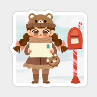 Winter Mail Magnet