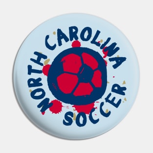 North Carolina Soccer 04 Pin