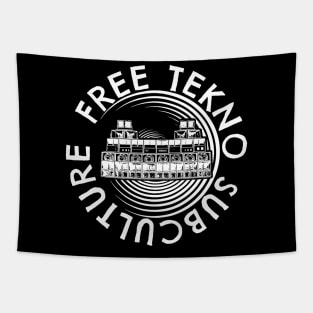 Free Tekno 23 Subculture Tapestry