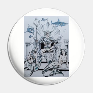 King of Atlantis Pin