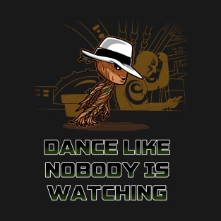 Funny Cute Dancing Guardian Superhero 80's Music Meme T-Shirt