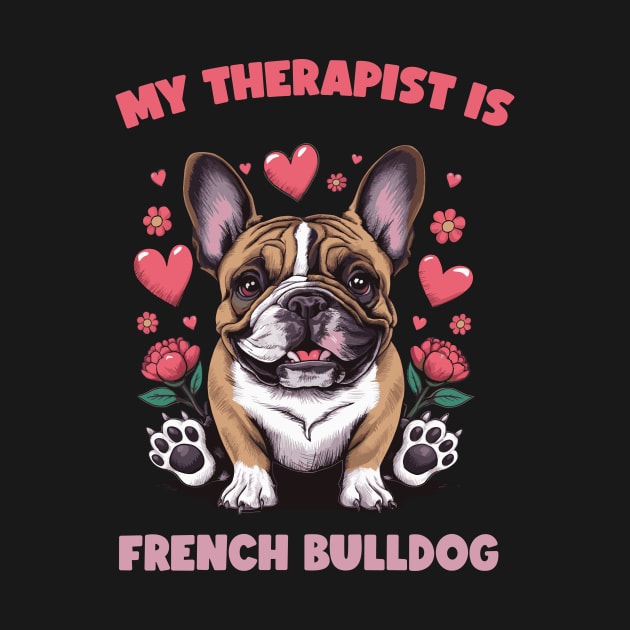 My Therapist Is French Bulldog Mother's Day by ANAREL