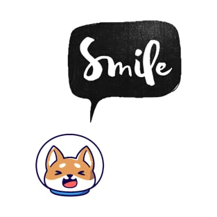 Shiba inu motivate smile T-Shirt