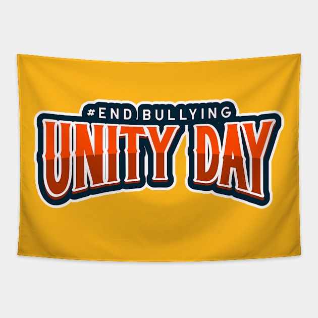 Unity day, end bullying Tapestry by WR Merch Design