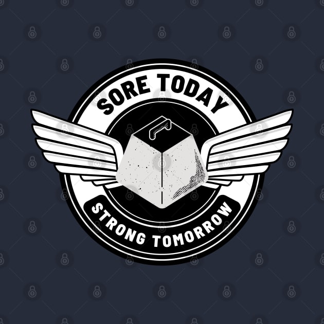 Strong tomorrow.Stylish logo by ZM1