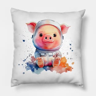 Little Piglet Astronaut Pillow