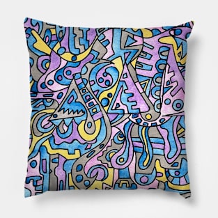 Symbols of knowledge. Pillow