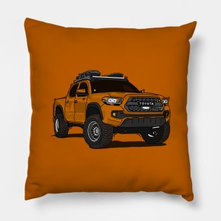 Toyota 4Runner Orange Pillow