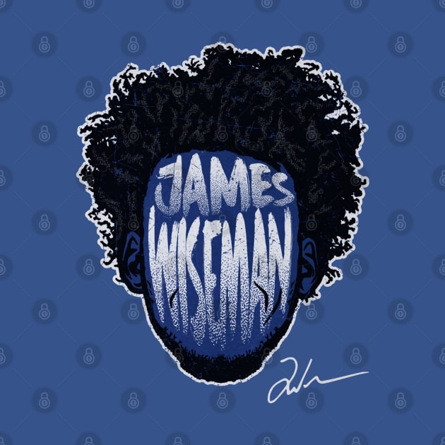 James Wiseman Golden State Player Silhouette by MASTER_SHAOLIN